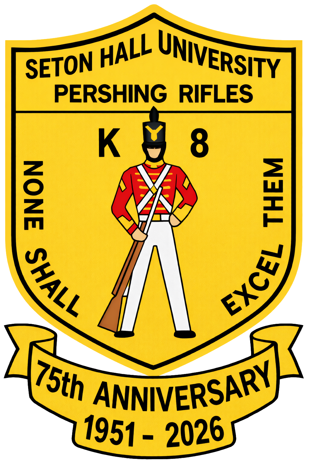 K-8 75th Anniversary Patch